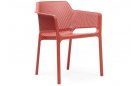 krzesło NET nardi obiadowe czerwony