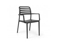 Fotel kawiarniany COSTA Antracyt