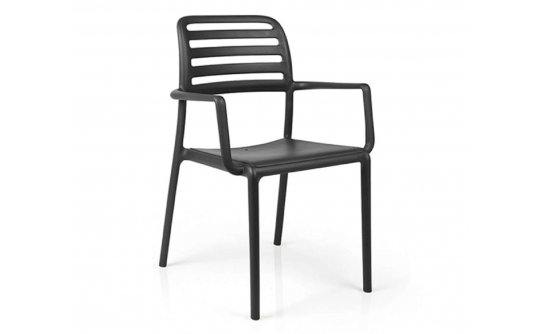 Fotel kawiarniany COSTA Antracyt