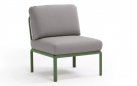 Element poszerzający lub fotel bez podłokietnika komodo nardi agave poduszka grigio