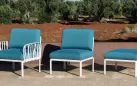 elementy kolekcji KOMODO z poduszkami adriatic Sunbrella