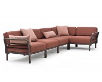 Modułowy nowoczesny narożnik ogrodowy máximo nardi terra