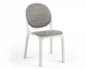 krzesło DALIA Nardi białe / beżowe siedziska