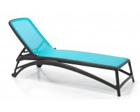Leżak ogrodowy nardi ATLANTICO antracyt-celeste