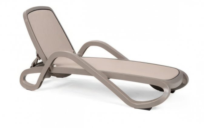 leżak alfa tortora / tkaniana tortora 40416.10.124