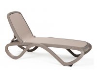 leżak ogrodowy OMEGA tortora / tortora