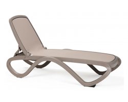 leżak ogrodowy OMEGA tortora / tortora
