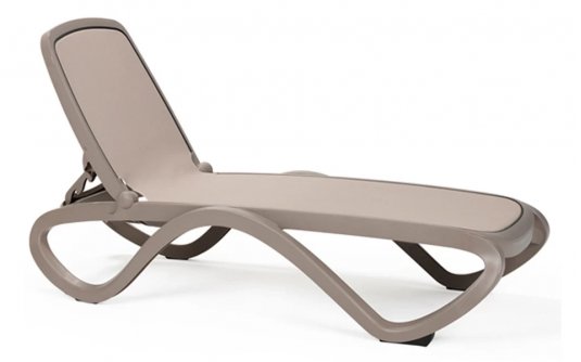 leżak ogrodowy OMEGA tortora / tortora
