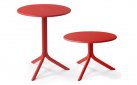 okragły stolik STEP Nardi kolor Czerwone