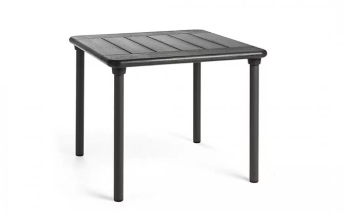 Kwadratowy stół ogrodowy MAESTRALE 90 Antracyt