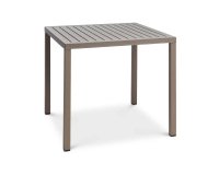 Stół kwadratowy CUBE 80x80 polipropylen Nardi kolor tortora