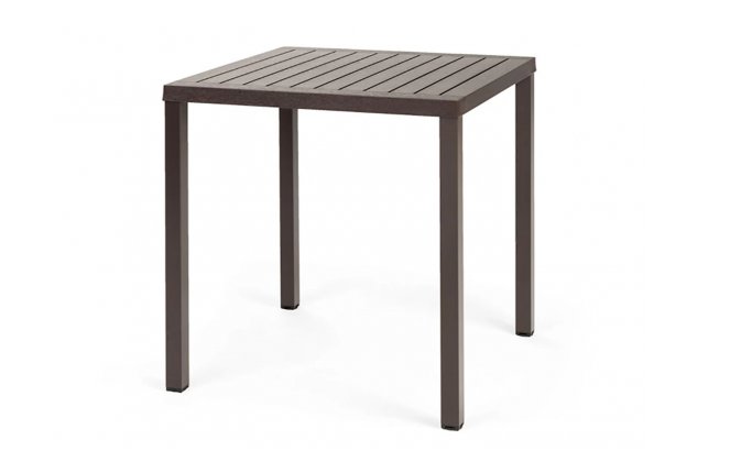 Kwadratowy stół CUBE 70 Nardi kolor kawowy