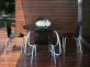 Kompozycja z krzesłami NINFEA (nogi aluminiowe nie są dostępne)