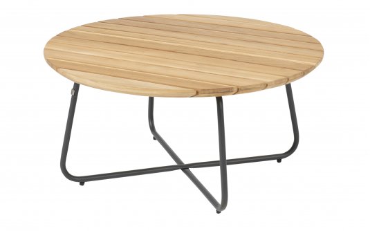 Okrągły stolik kawowy Ø73 VERDI 4SO podstawa grafitowa