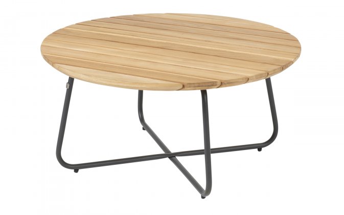 Okrągły stolik kawowy Ø73 VERDI 4SO podstawa grafitowa