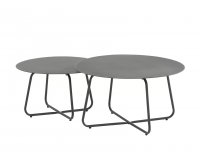 Aluminiowe stoliki kawowe w 2 rozmiarach DALI 4SO