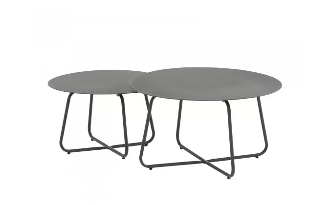 Aluminiowe stoliki kawowe w 2 rozmiarach DALI 4SO