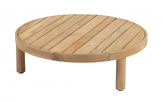 Okrągły stolik kawowy FINN Ø80 z drewna teakowego premium Okrągły stolik kawowy FINN Ø80 z drewna teakowego premium