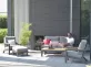 Sofa ogrodowa ekskluzywna CAPITOL aluminiowa ciemnoszara