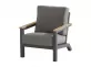 Fotel wypoczynkowy aluminiowy na taras CAPITOL