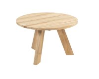 Okrągły stolik kawowy COSMIC Ø65 z drewna teakowego premium