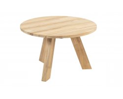 Okrągły stolik kawowy COSMIC Ø65 z drewna teakowego premium