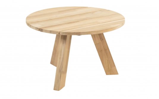 Okrągły stolik kawowy COSMIC Ø65 z drewna teakowego premium Okrągły stolik kawowy COSMIC Ø65 z drewna teakowego premium