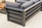 Meble ogrodowe aluminiowe NEVADA - konstrukcja z grubych profili aluminiowych