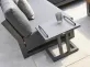 Meble ogrodowe aluminiowe NEVADA - aluminiowy stolik boczny EASY z tacą