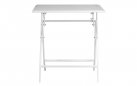 LUCCA stół ogrodowy składany aluminiowy 60×60 biały