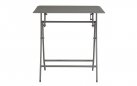 LUCCA stół ogrodowy składany aluminiowy 60×60 taupe 