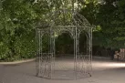 ośmiokątna altana metalowa ogrodowa