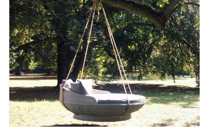 łózko huśtawka ogrodowa wisząca