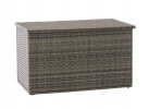 skrzynia ogrodowa technorattan szara
