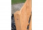 Ławka ogrodowa z drewna tik floryda 150 cm