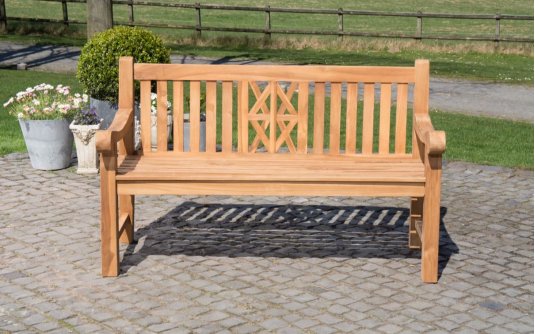 ławka teak ogrodowa 150 cm