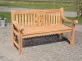 klasyczna ławka z drewna teak 180 cm szerokości