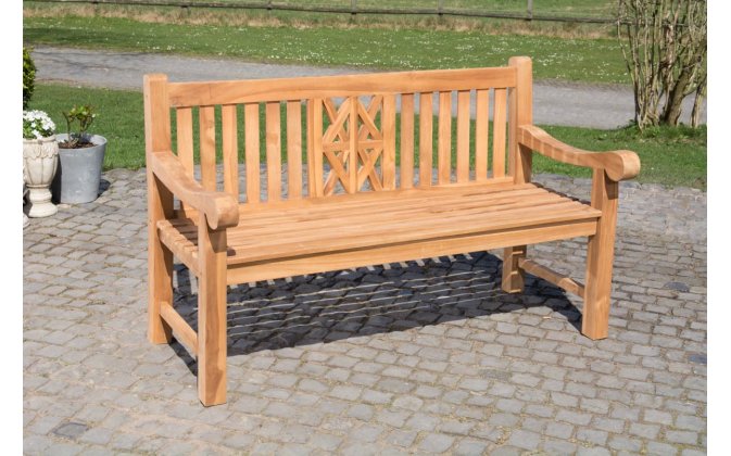 ławka ogroodwa z drewna teakowego FLORYDA 200 