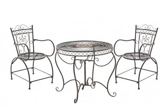 zestaw kawowy styl retro metaloplastyka SANARE brąz patynowany zestaw kawowy styl retro metaloplastyka SANARE brąz patynowany