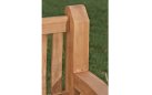 klasyczna solidna ławka ogrodowa teakowa JACK