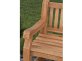 klasyczna solidna ławka ogrodowa teakowa JACK