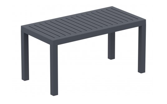Stolik prostokątny ogrodowy z polipropylenu 90x45 cm ANTRACYT Stolik prostokątny ogrodowy z polipropylenu 90x45 cm ANTRACYT
