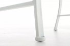 Metalowy fotel w stylu prowansalskim z podłokietnikami PAURI kolor biały