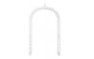 Łuk pergola ogrodowa różana LECCE metaloplastyka BIAŁY ANTYCZNY