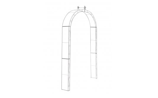 Łuk ogrodowy prowansalski różany metaloplastyka BIAŁ ANTYCZNY ANN Łuk ogrodowy prowansalski różany metaloplastyka BIAŁ ANTYCZNY ANN
