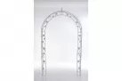 Biały patynowany  Łuk różany pergola ogrodowa EMM metaloplastyka