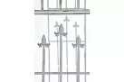 Biały patynowany  Łuk różany pergola ogrodowa EMM metaloplastyka