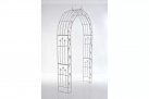 Biały patynowany  Łuk różany pergola ogrodowa EMM metaloplastyka