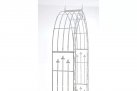 Biały patynowany  Łuk różany pergola ogrodowa EMM metaloplastyka