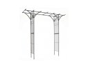 Pergola ogrodowa łuk różżany czarny malowany proszkowo MILET
